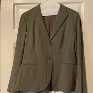 Women's Olive / Gray Theory Suit (never worn)